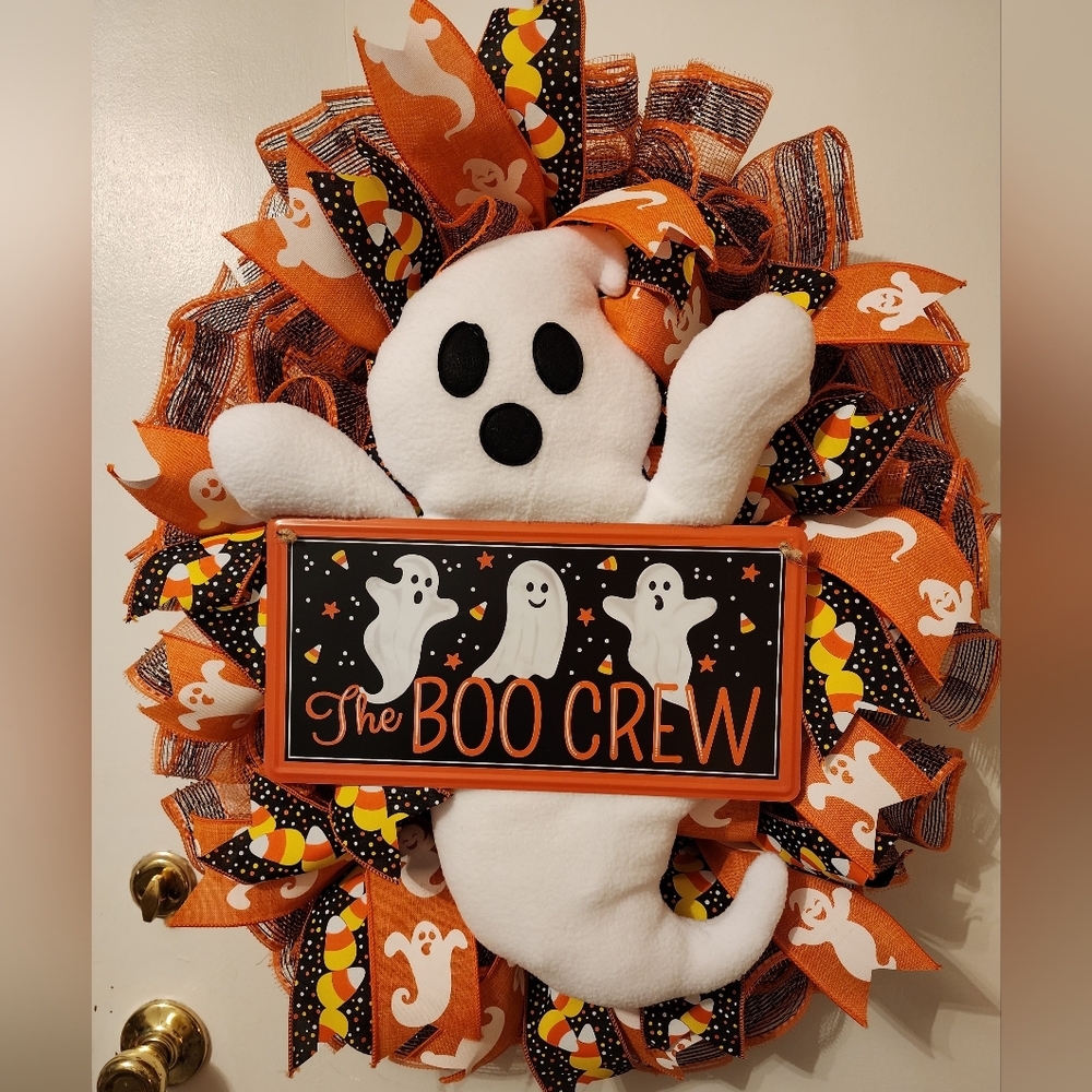 Halloween Ghost Wreath